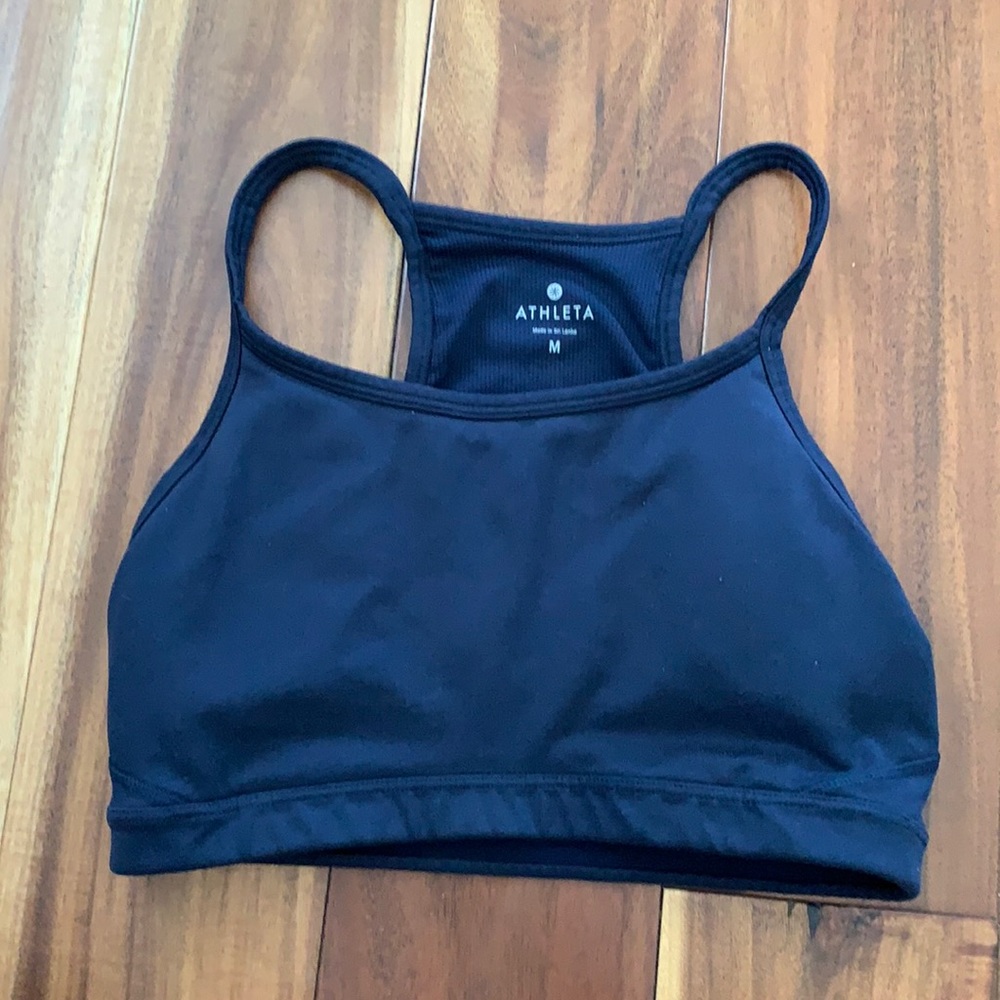 ❌SOLD❌Athleta Sports Bra Navy Blue - Picture 1 of 4